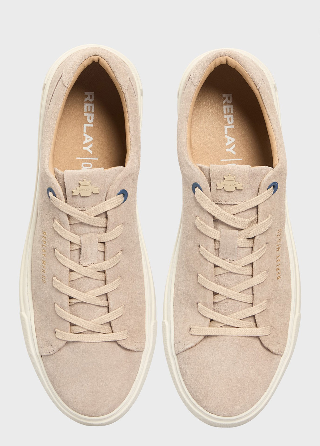 Бежевые кеды Replay