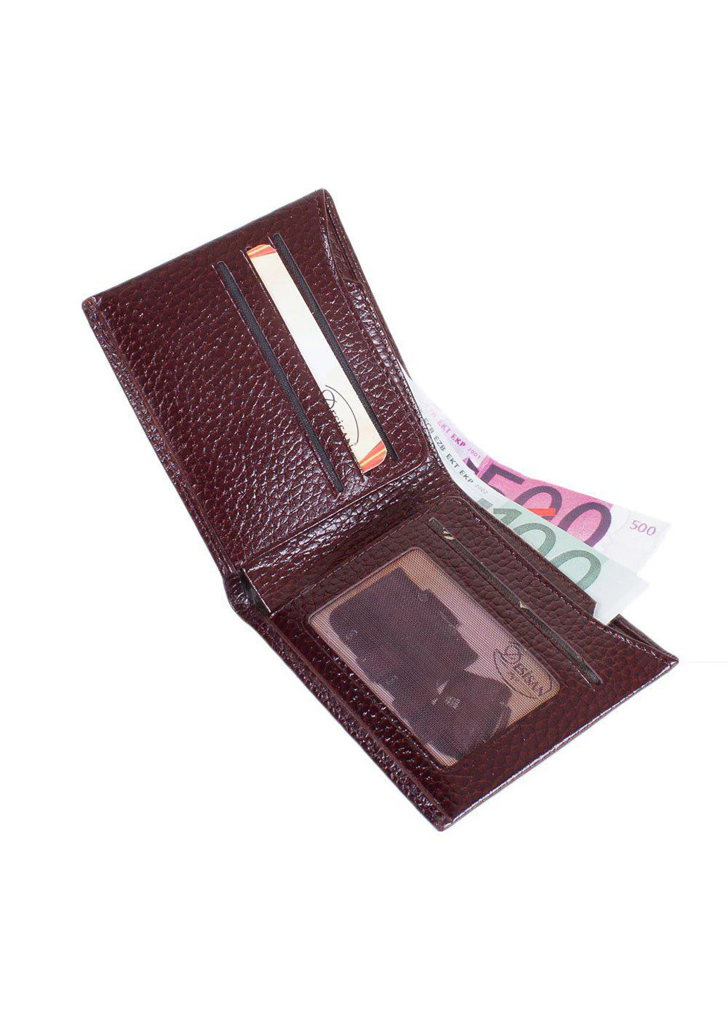 Чоловіче шкіряне портмоне 9,5х12,5х1,5 см Desisan (195771437)