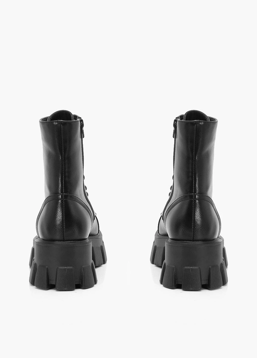 Осенние широкие туристические ботинки на шнуровке Boohoo