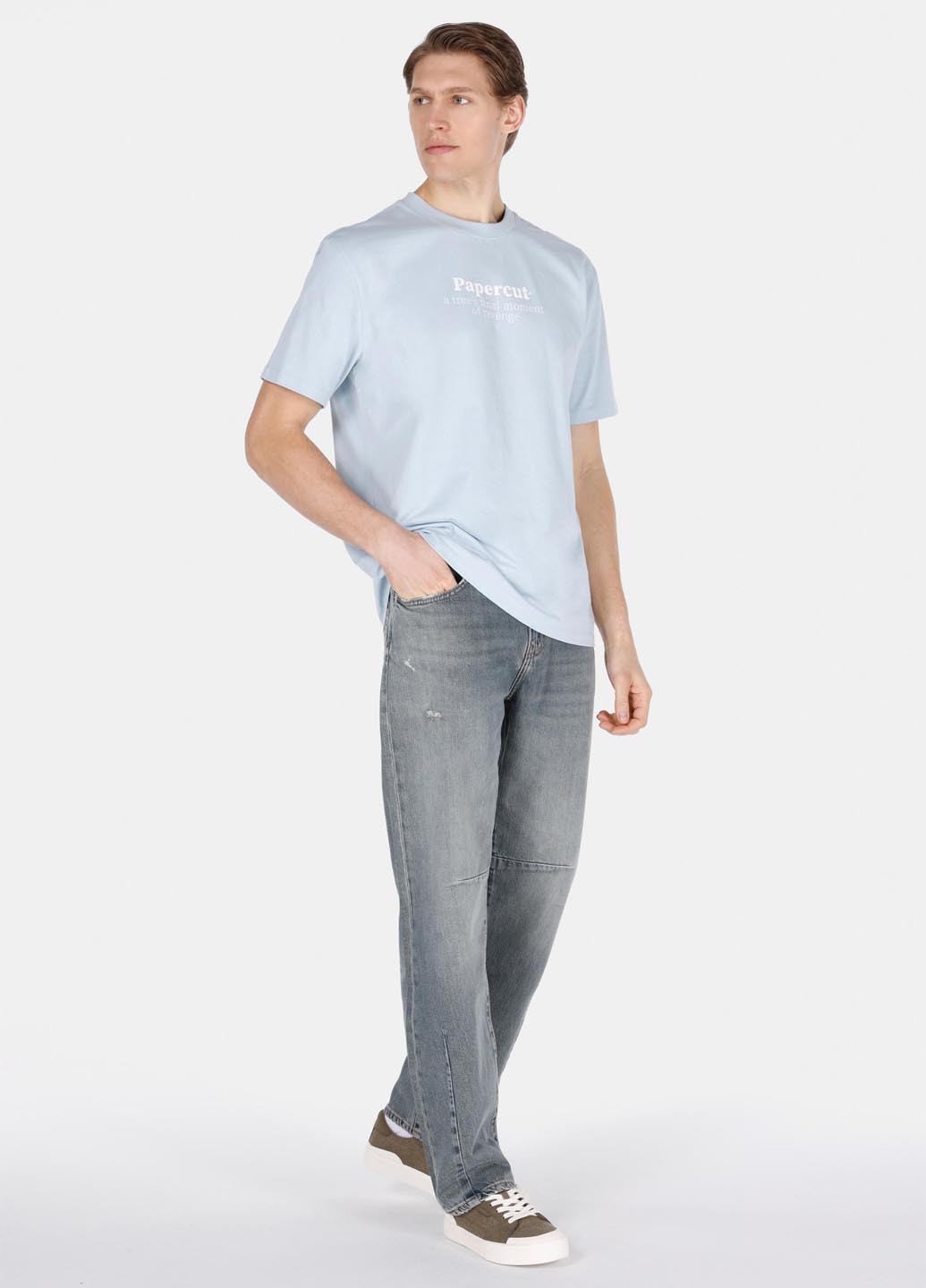 Світло-блакитна футболка Colin's