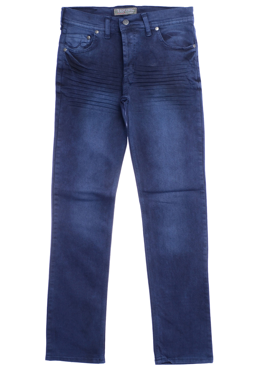 Синие демисезонные прямые джинсы Buton denim