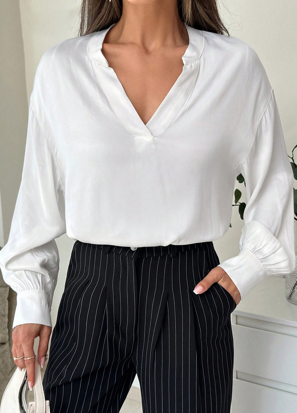 Біла блуза SHEIN