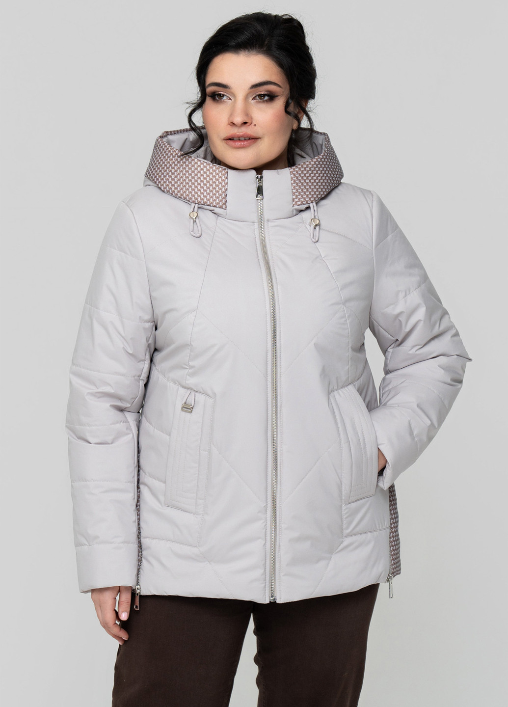 Світло-сіра демісезонна куртка A'll Posa