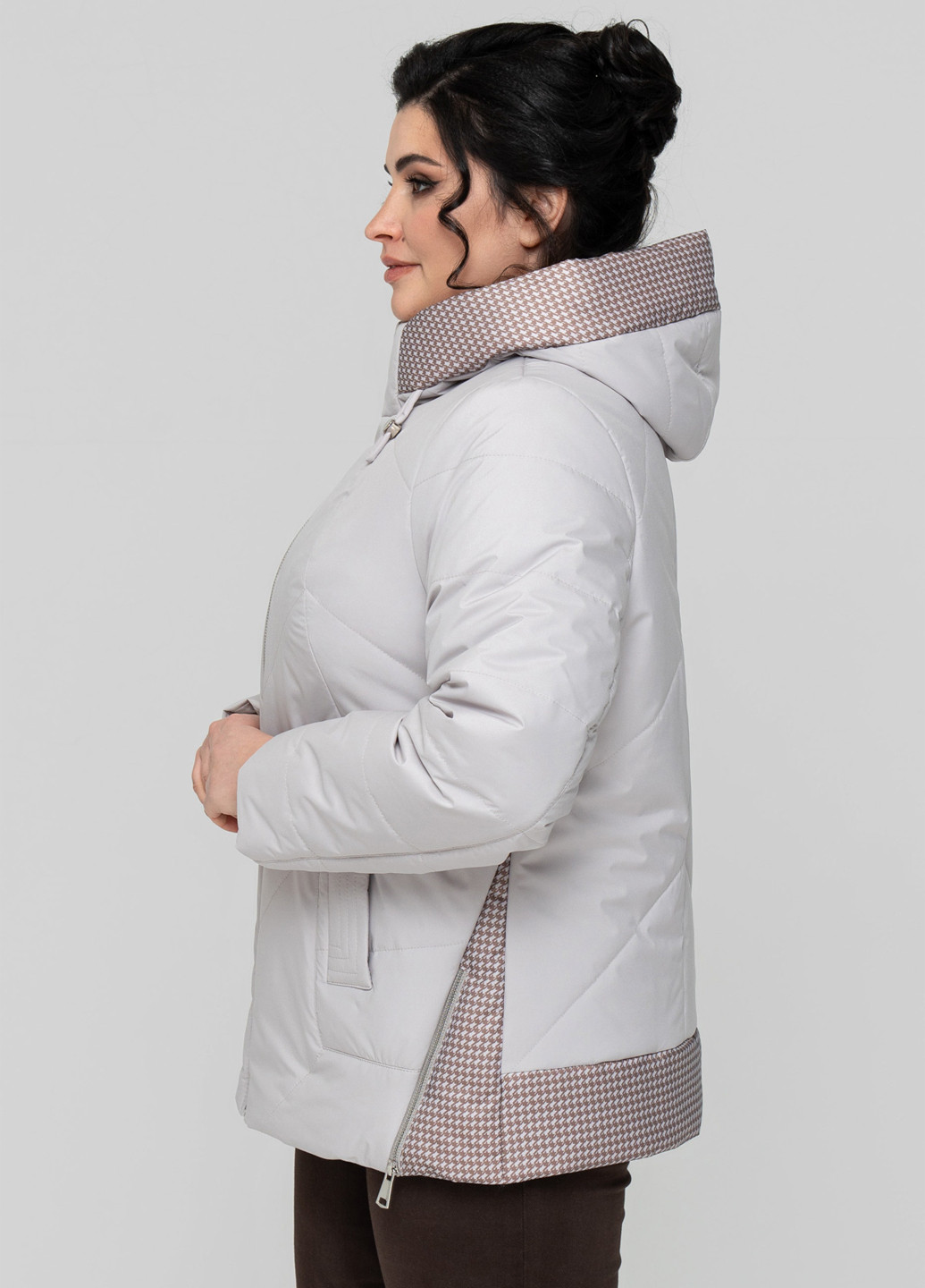 Світло-сіра демісезонна куртка A'll Posa