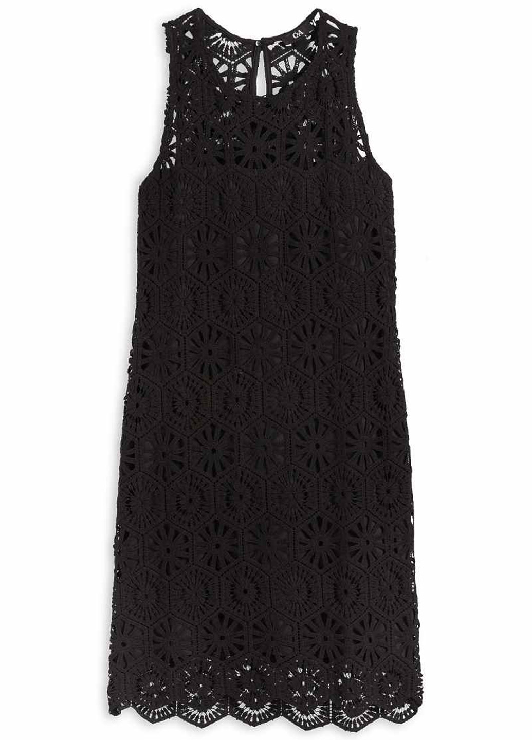 Черное кэжуал платье C&A однотонное