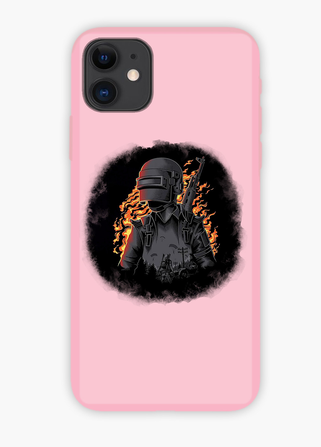 Чехол силиконовый Apple Iphone Xs Пубг Пабг (Pubg) (8938-1183) MobiPrint (219333592)