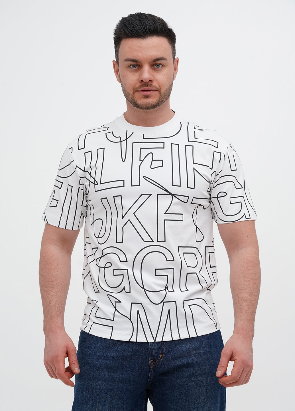 Белая футболка Trend Collection