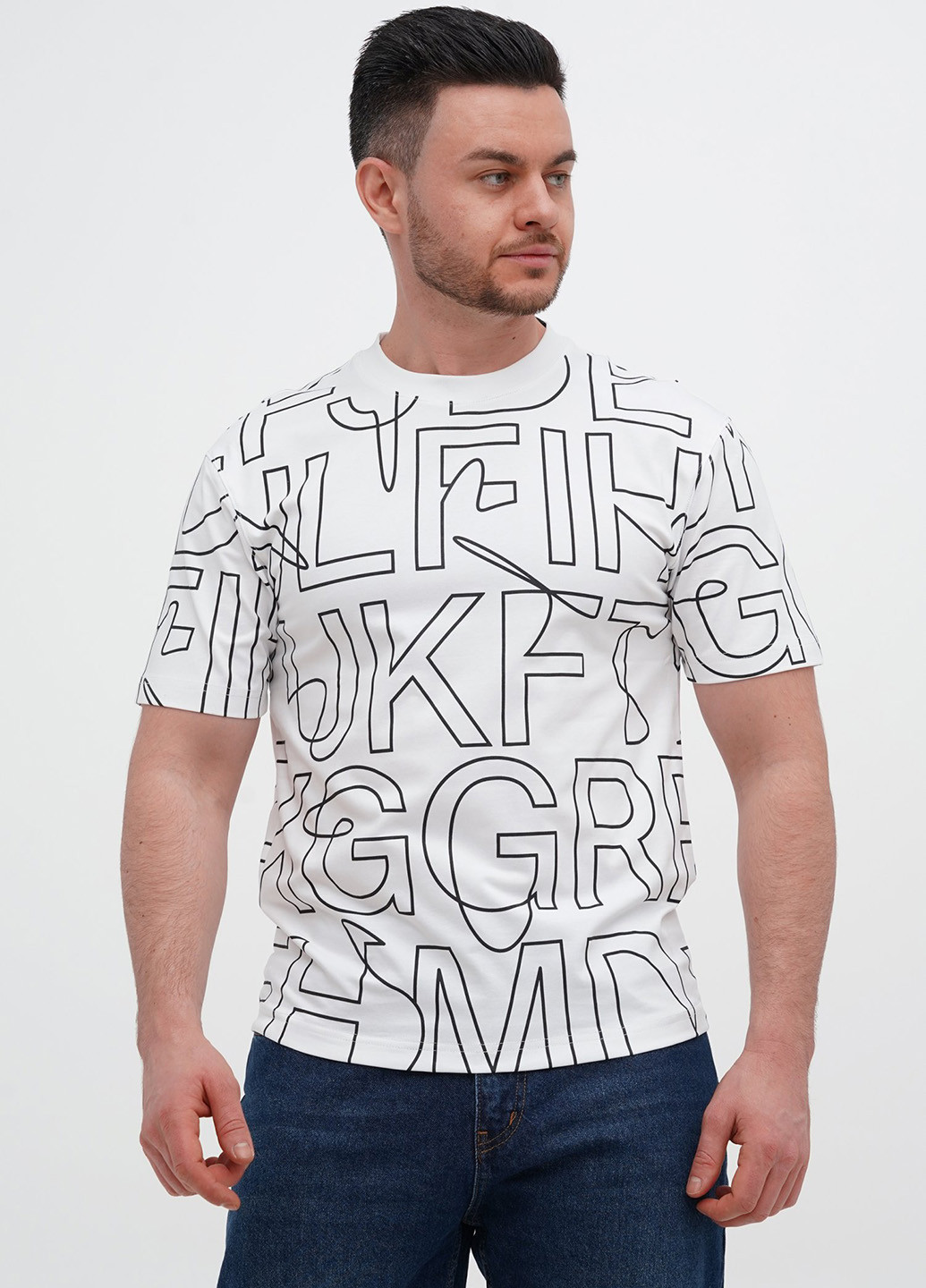 Белая футболка Trend Collection