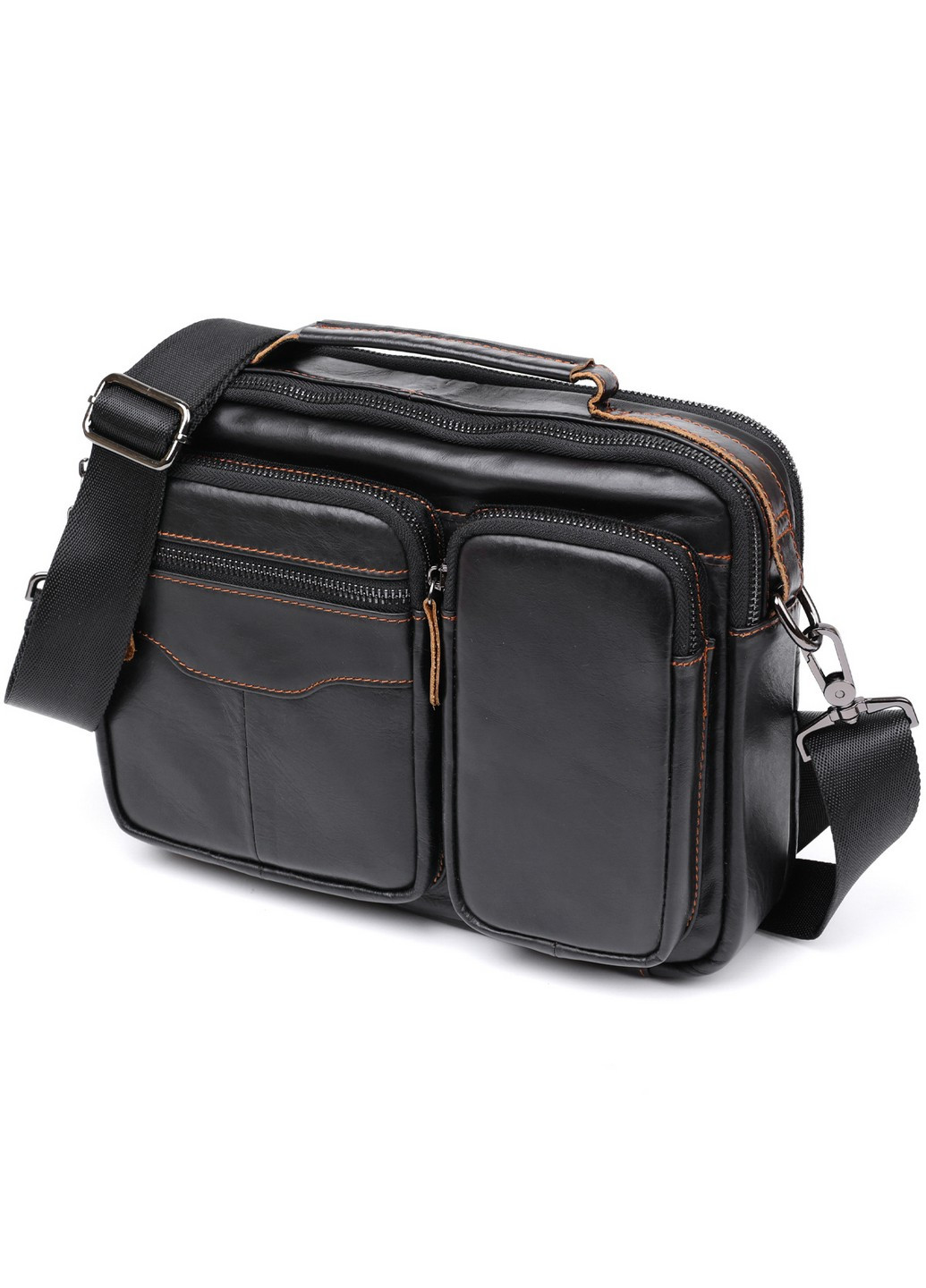 Шкіряна сумка 29х21х8 см Vintage (253660194)