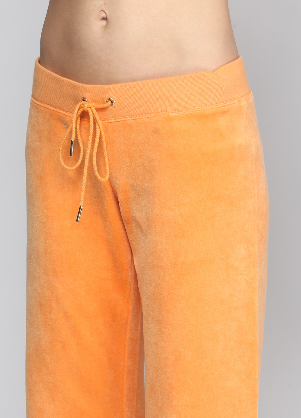 Оранжевые кэжуал демисезонные прямые брюки Juicy Couture