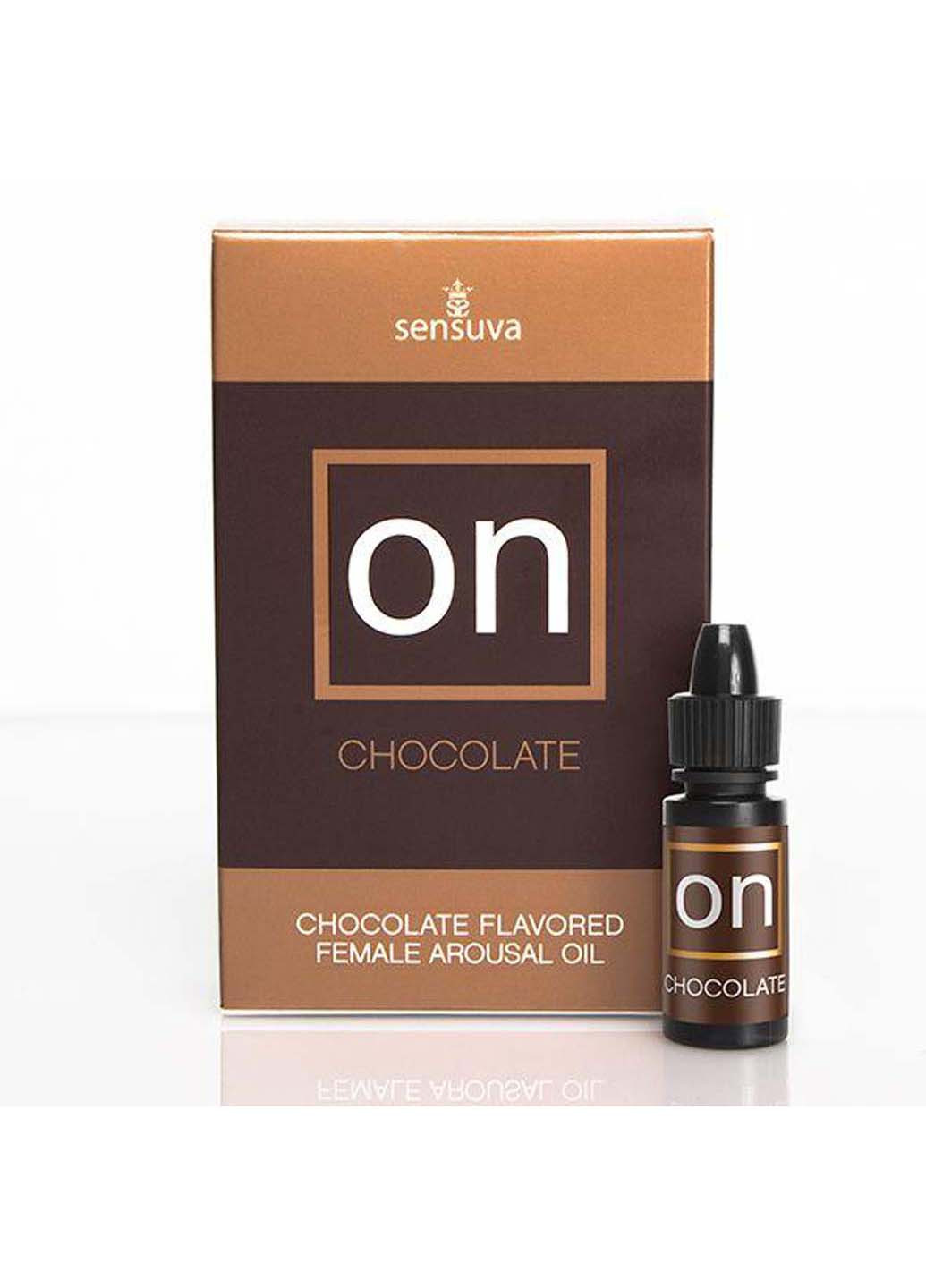 Возбуждающее масло со вкусом шоколада - ON Arousal Oil for Her Chocolate 5 мл Sensuva (256170699)