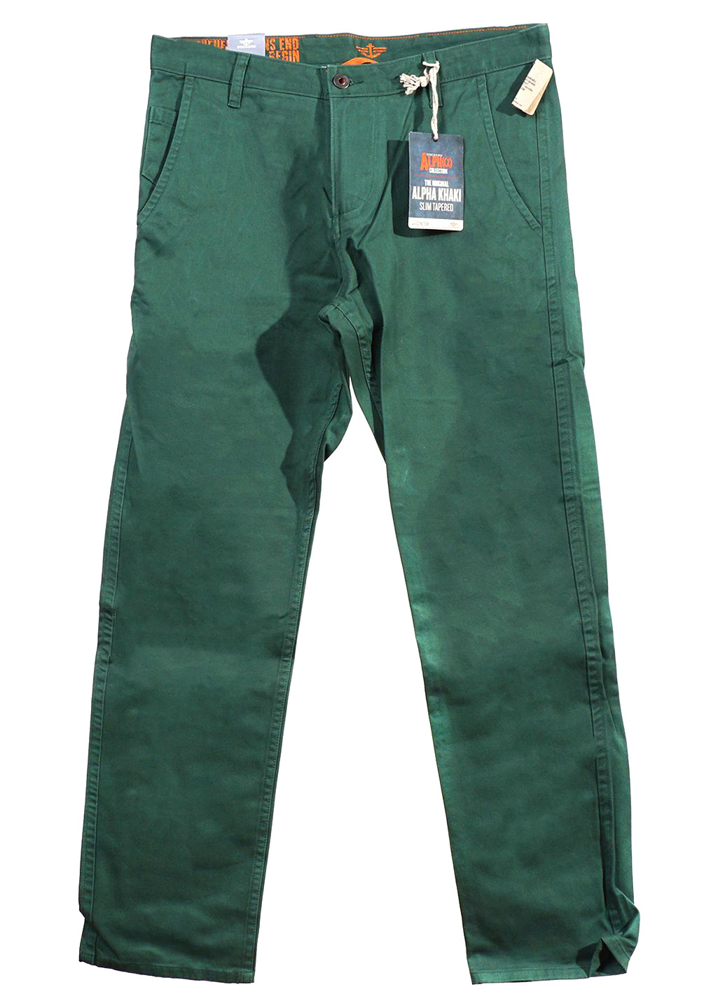 Зеленые кэжуал демисезонные со средней талией брюки Dockers