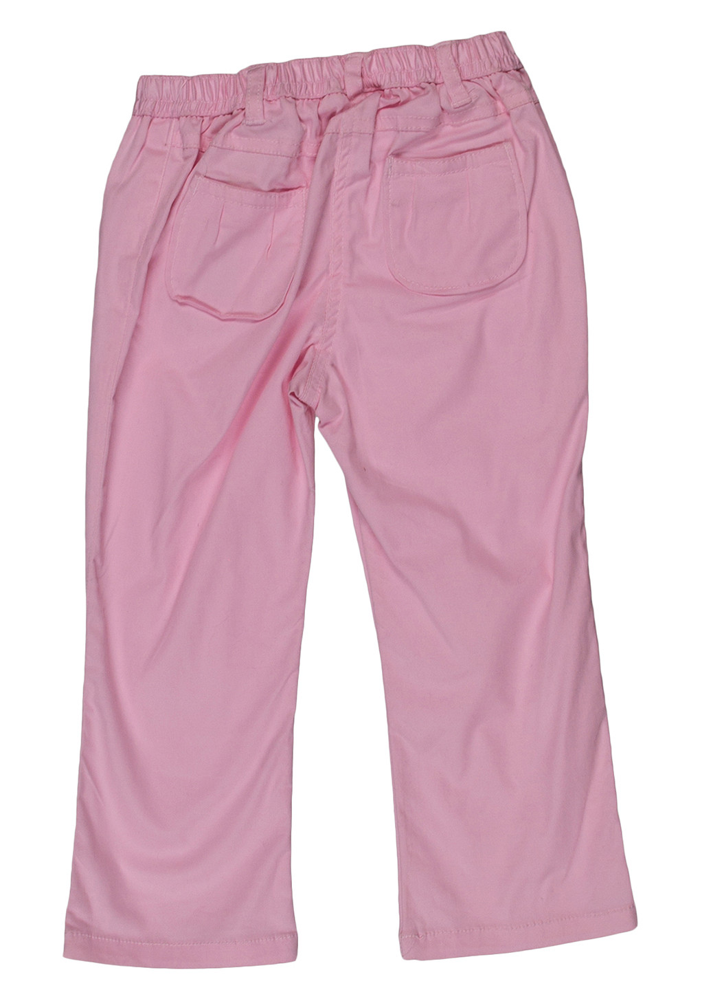 Светло-розовые кэжуал демисезонные прямые брюки Mayoral