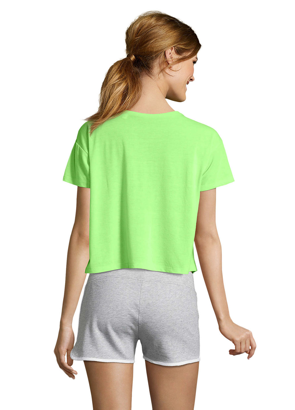 Зеленая летняя футболка Sol's