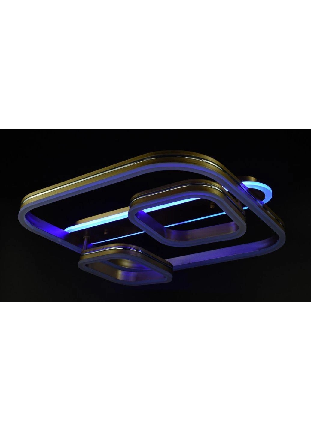 Люстра потолочная LED A55071/1+2-RGB-sg+ch Золото 12х50х55 см. Sunnysky (253122402)