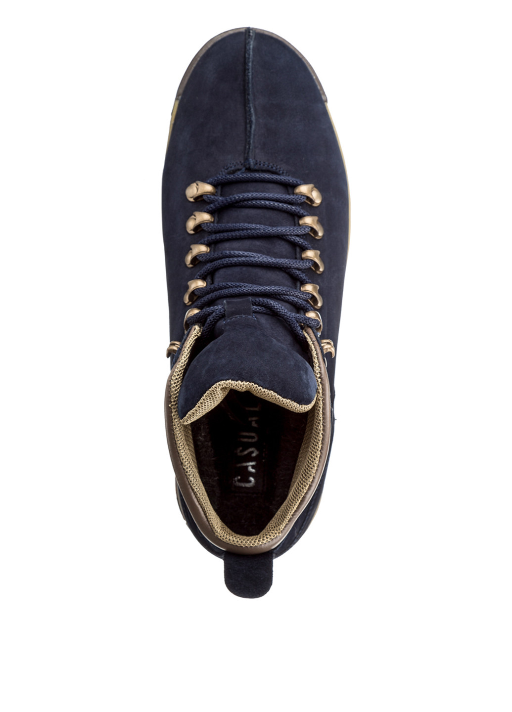 Темно-синие зимние ботинки хайкеры Casual