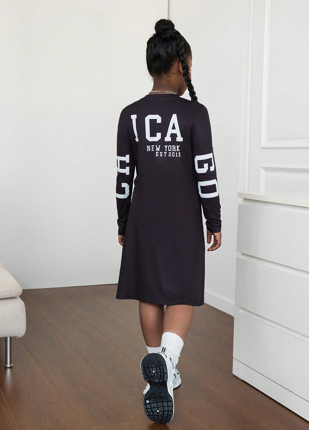 Чёрное платье SHEIN (340304925)