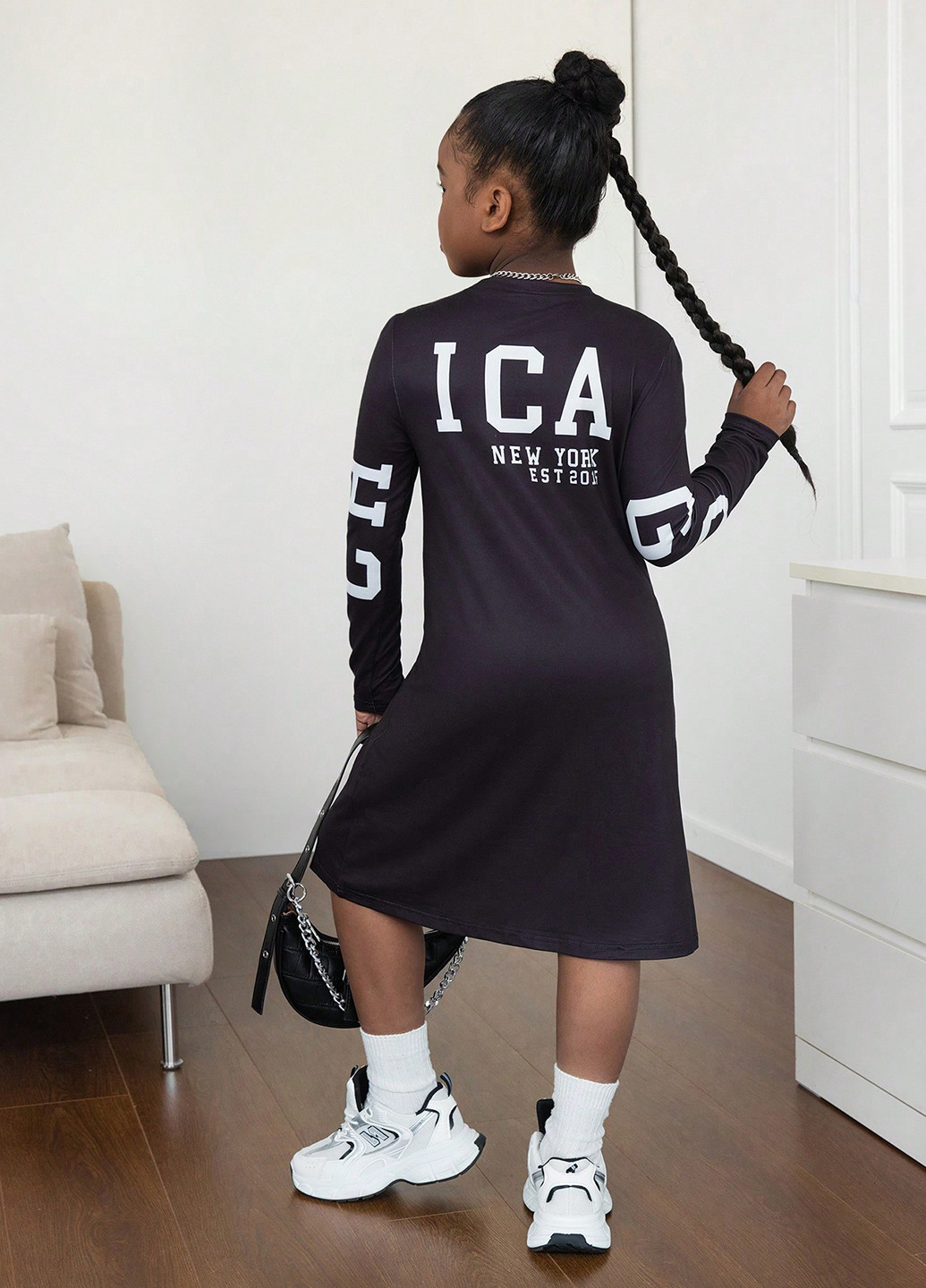 Чёрное платье SHEIN (340304925)