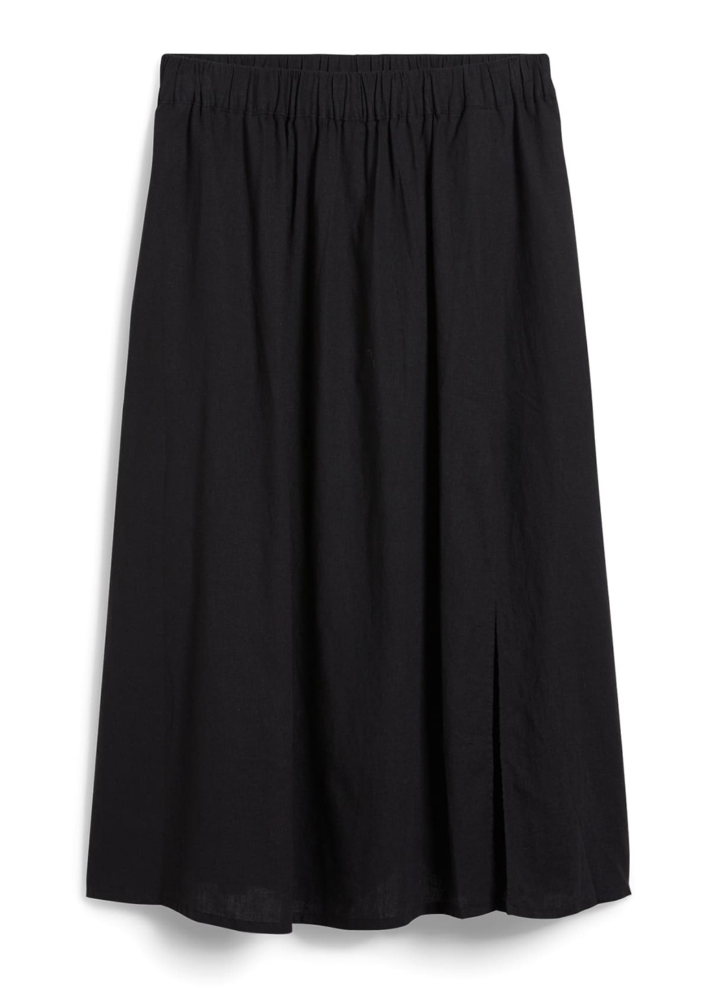 Черная кэжуал однотонная юбка C&A а-силуэта (трапеция)