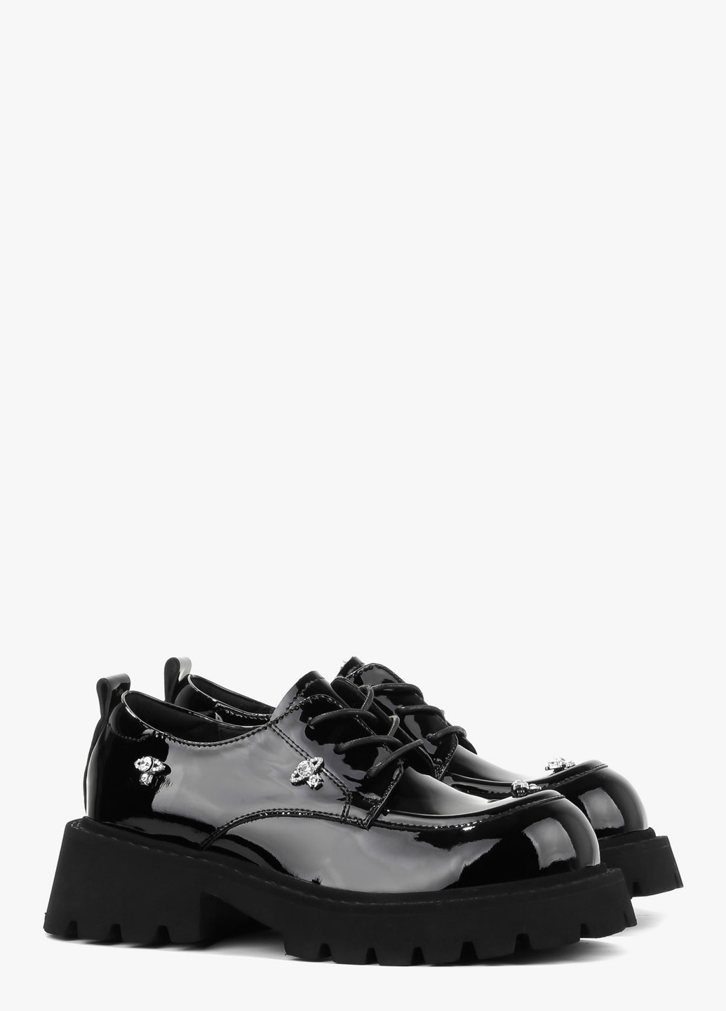 Le'BERDES Туфлі дербі чорний з натуральна шкіра, україна — демісезон (302137748)