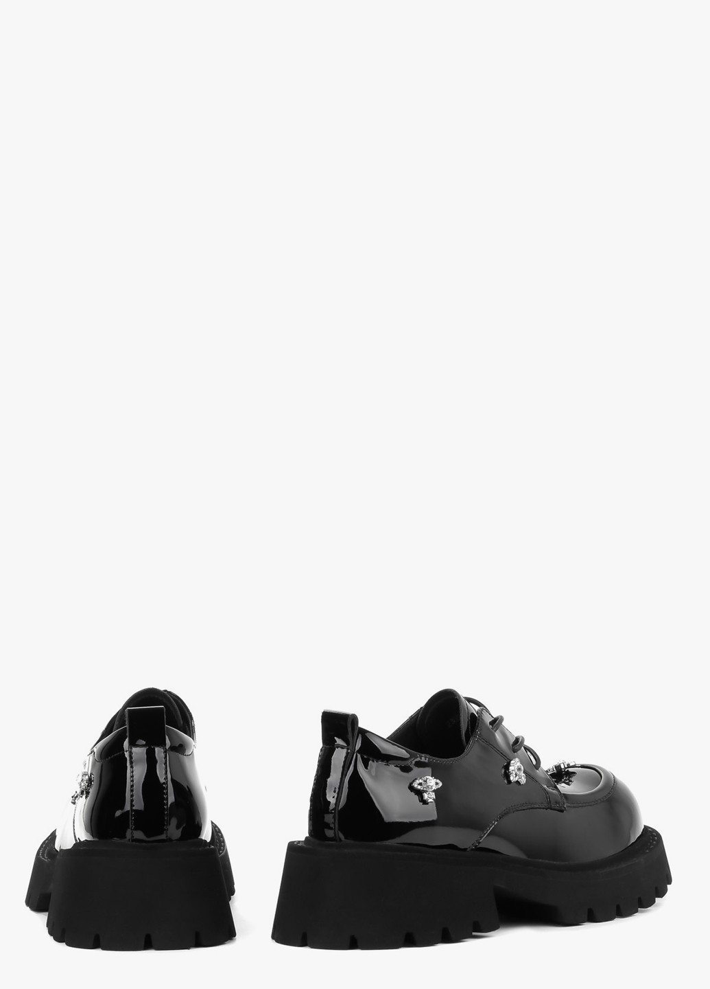 Le'BERDES Туфлі дербі чорний з натуральна шкіра, україна — демісезон (302137748)