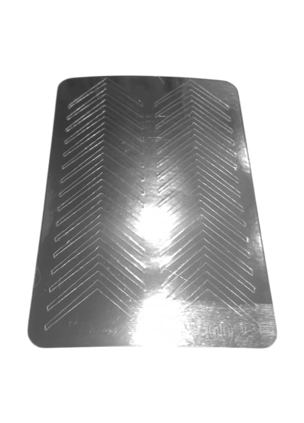 Металлизированные наклейки "Шеврон" М-002 серебро 1 шт. Canni (83227798)