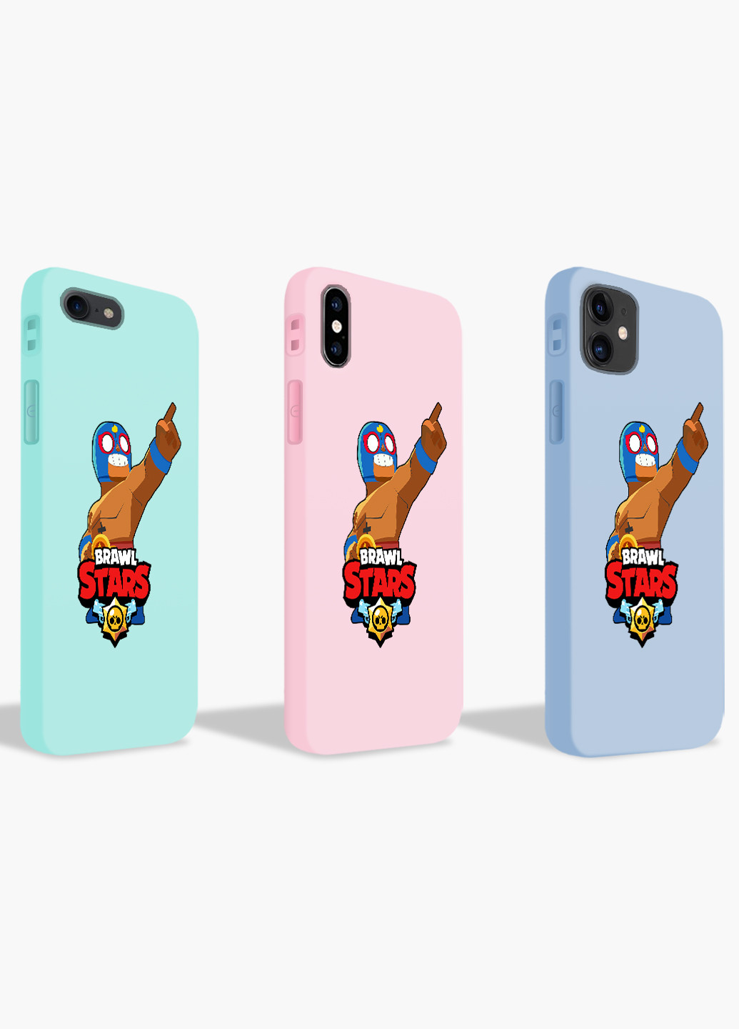 Чехол силиконовый Apple Iphone Xr Эль Примо Бравл Старс (El Primo Brawl Stars) (8225-1011) MobiPrint (219284388)