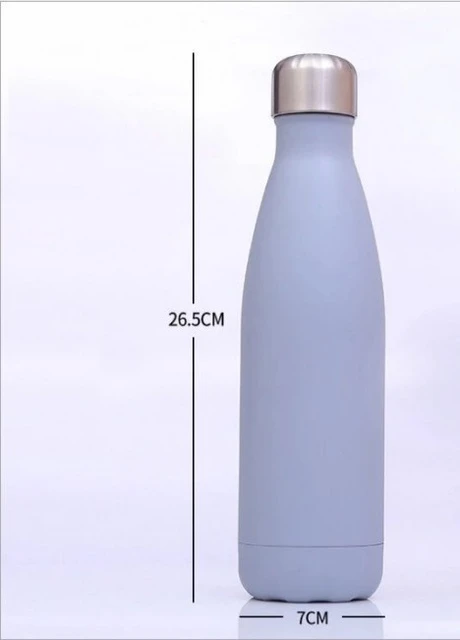 Металлическая термо бутылка, 500 мл, белая More (253856173)