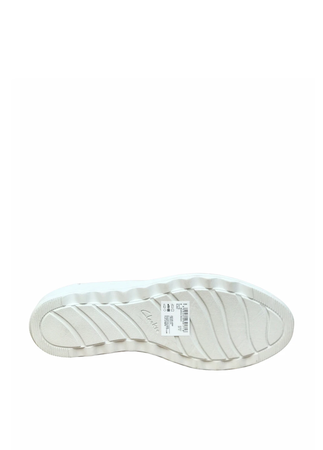 Clarks Туфлі білий з натуральна шкіра, — демісезон (252011515)