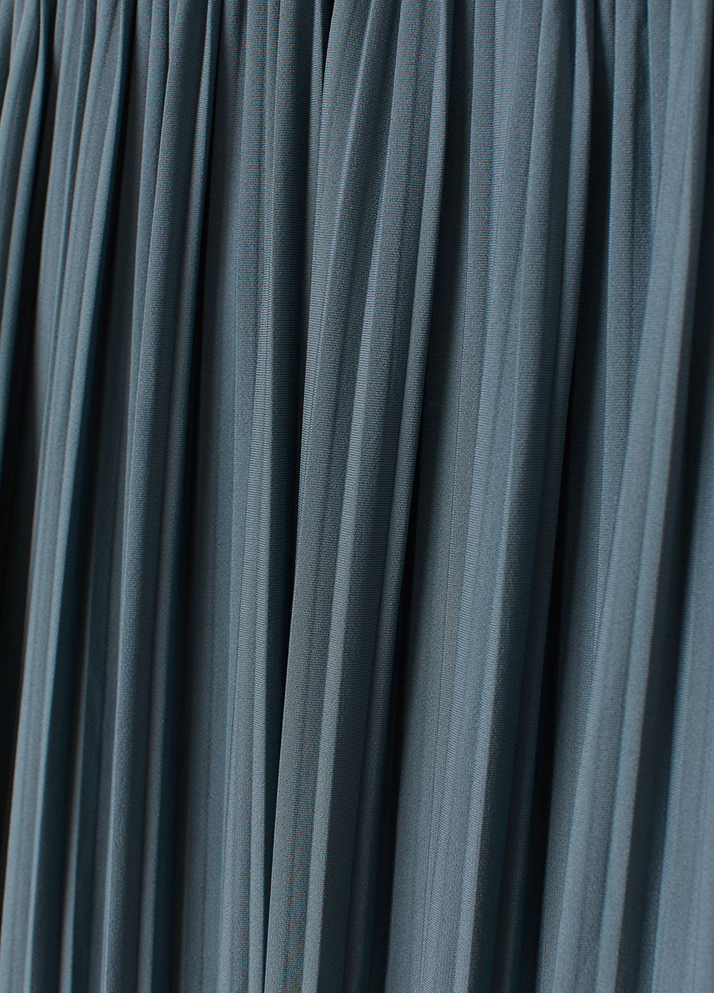 Бирюзовое вечернее платье а-силуэт H&M однотонное