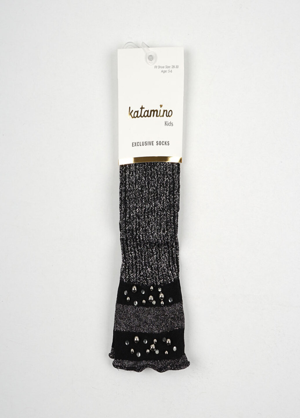 Шкарпетки для дівчат (люрекс),, 5-6, white Katamino k10023 (252896831)