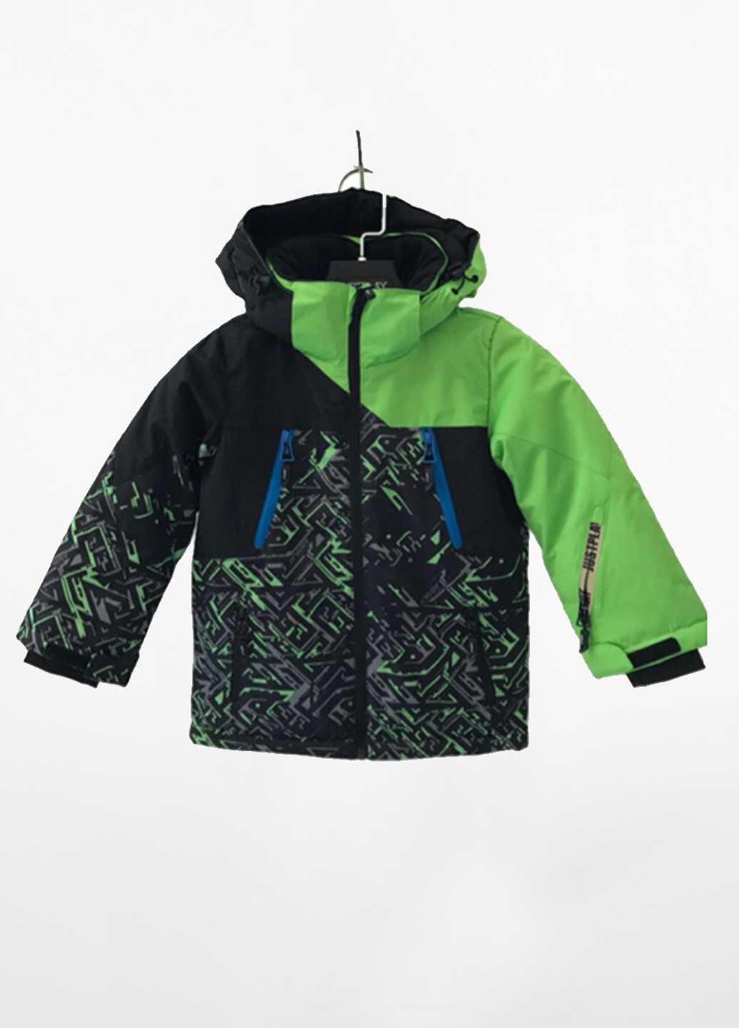Темно-зеленая зимняя куртка лыжная Just Play