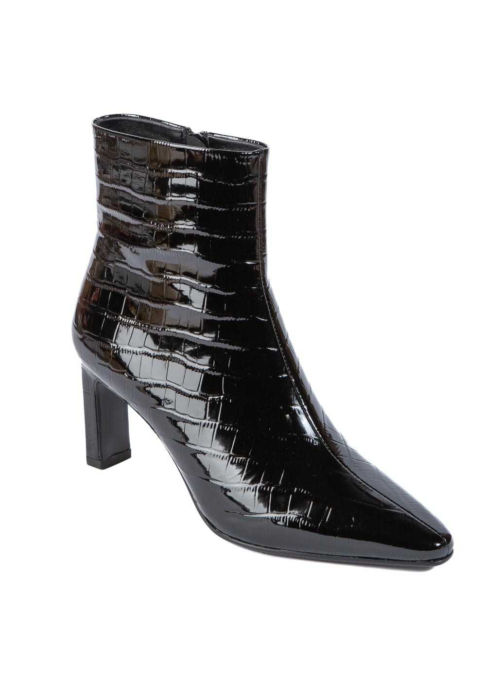 Осенние ботинки LEDY MARCIA с тиснением, лаковые