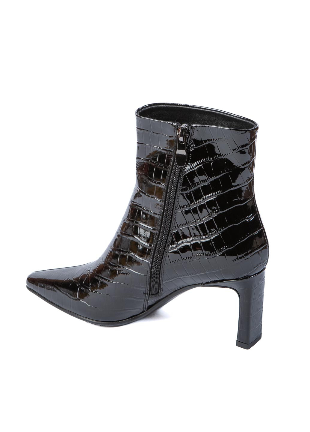 Осенние ботинки LEDY MARCIA с тиснением, лаковые