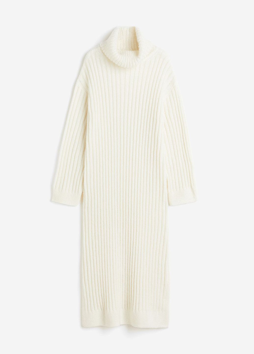 Кремова кежуал сукня сукня светр H&M однотонна