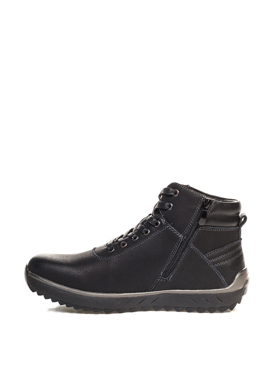 Черные зимние ботинки тимберленды Tesoro