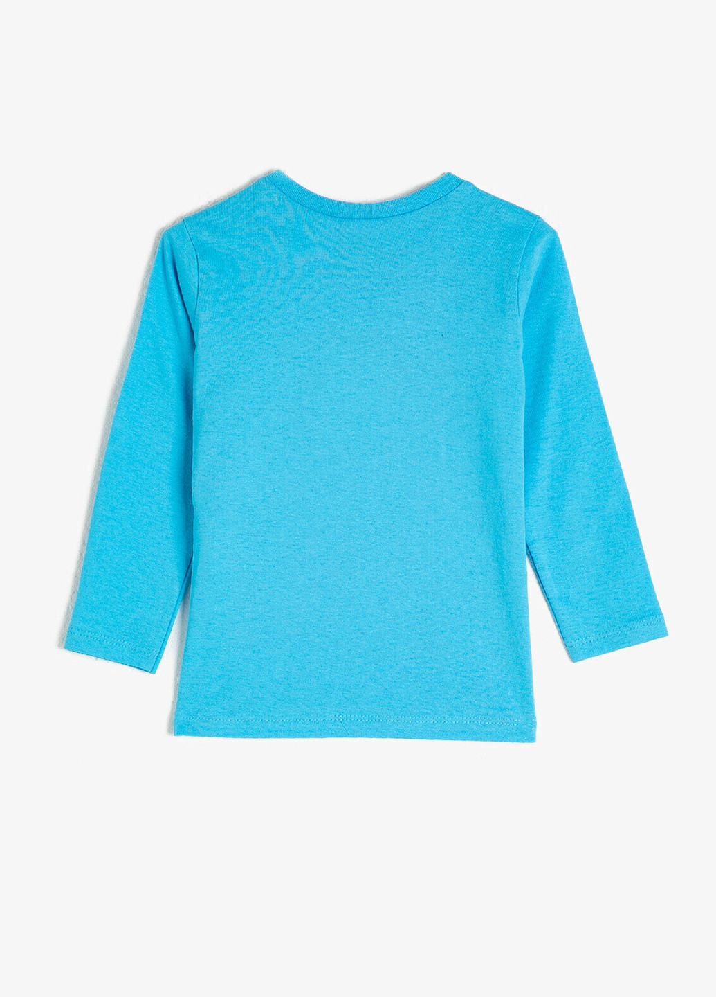 Бирюзовый демисезонный кэжуал лонгслив KOTON