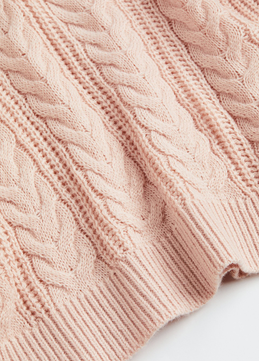 Светло-розовый демисезонный пуловер пуловер H&M