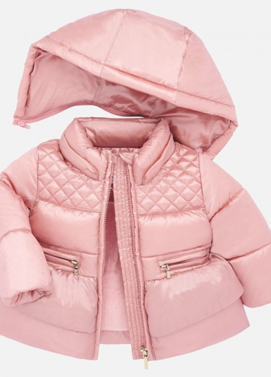 Розовая демисезонная куртка для девочки Mayoral 2434