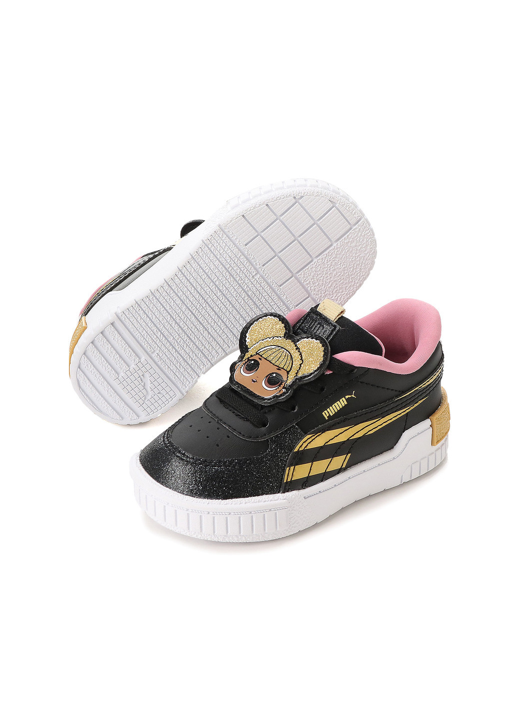Чорні всесезонні дитячі кросівки cali sport queen toddler shoes x l.o.l. surprise! Puma
