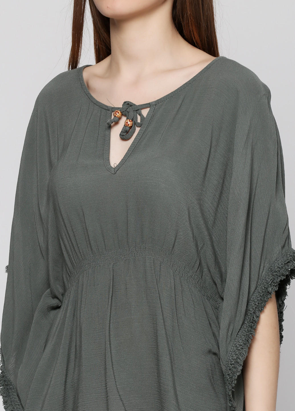 Оливкова (хакі) літня блуза Asos
