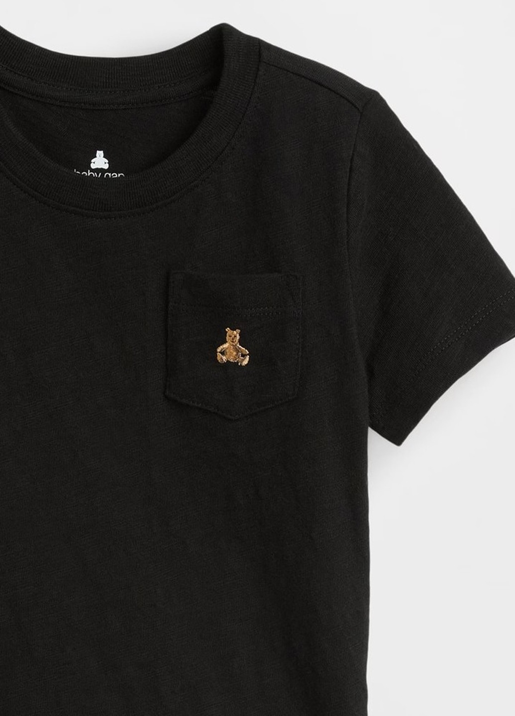 Черная летняя футболка Gap