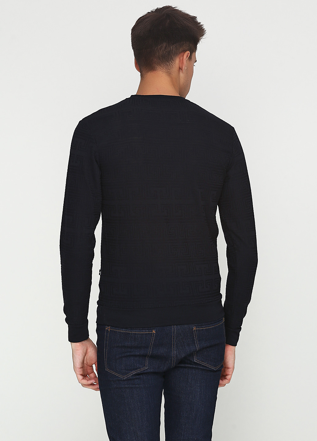 Черный демисезонный пуловер пуловер MSY
