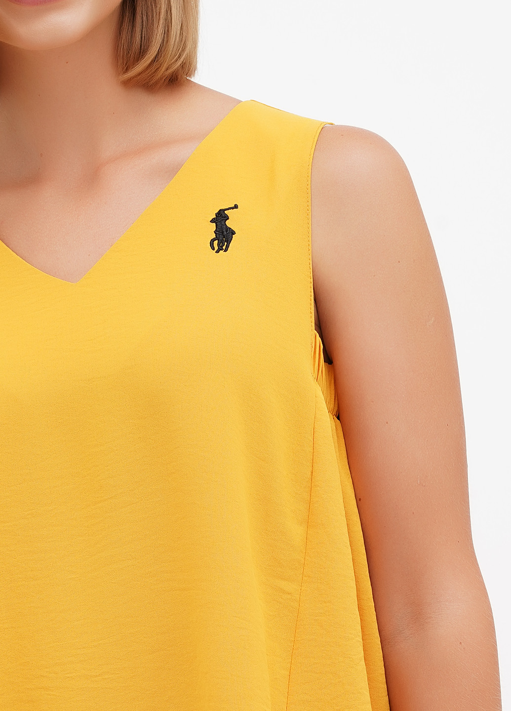 Горчичная блуза Ralph Lauren