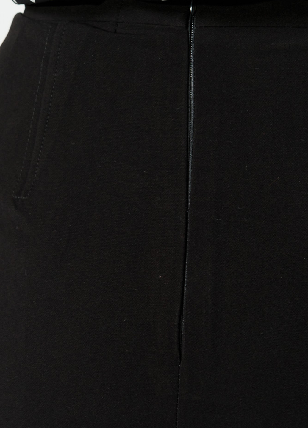 Черная кэжуал однотонная юбка Time of Style мини