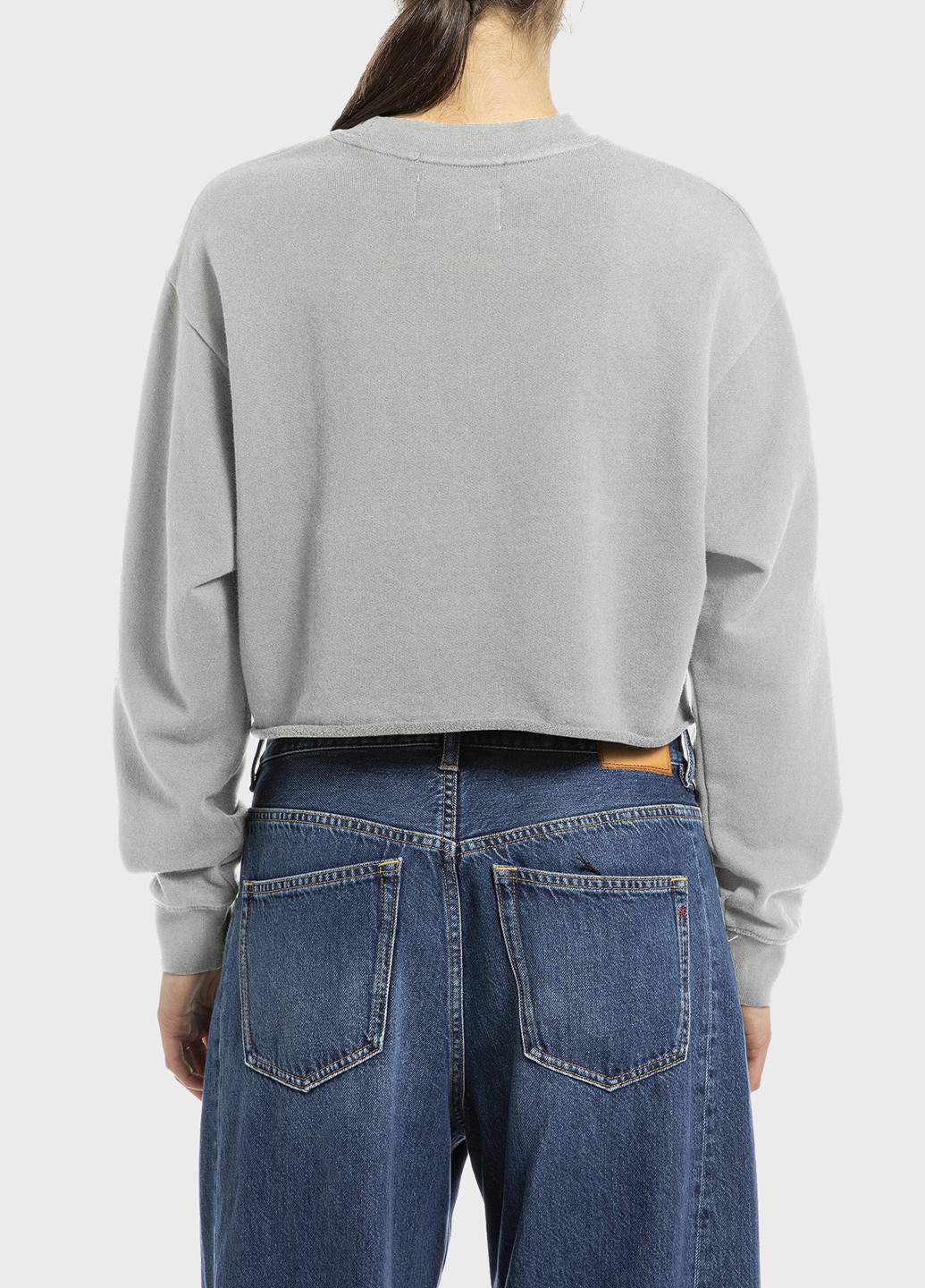 Серый свитшот Replay рисунок без декора (315065267)