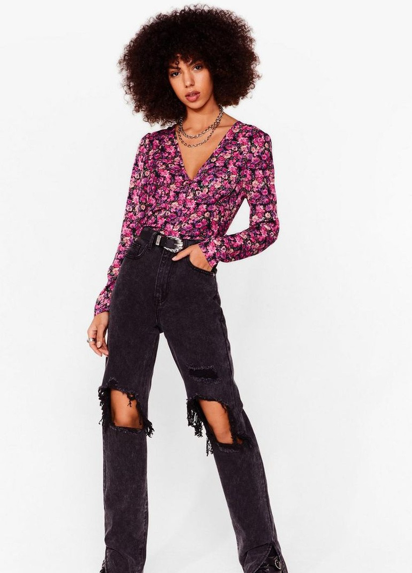 Комбінована блуза Nasty Gal