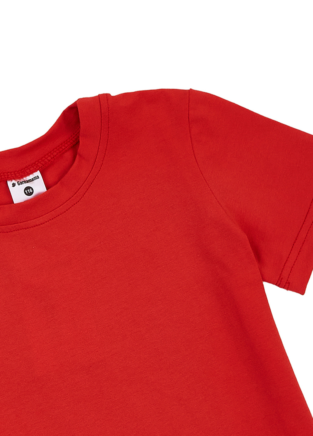 Красная демисезонная футболка Garnamama