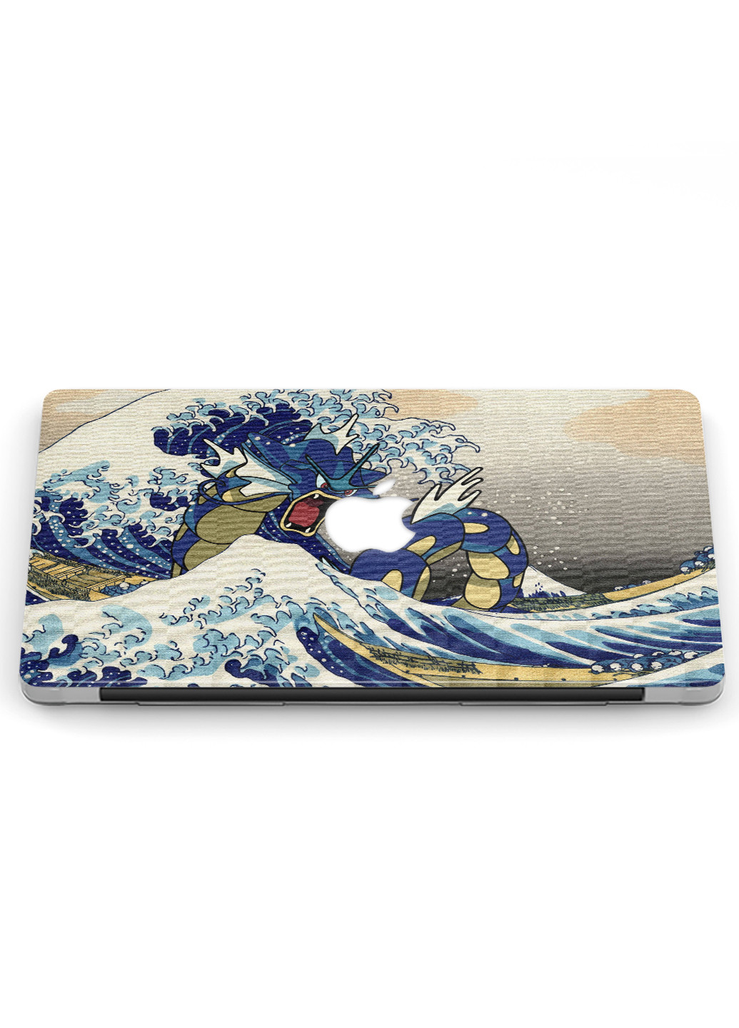 Чохол пластиковий для Apple MacBook Pro Retina 15 A1398 Нагасакі Велика Хвиля і Дракон Ван Гог (6353-2534) MobiPrint (218865488)
