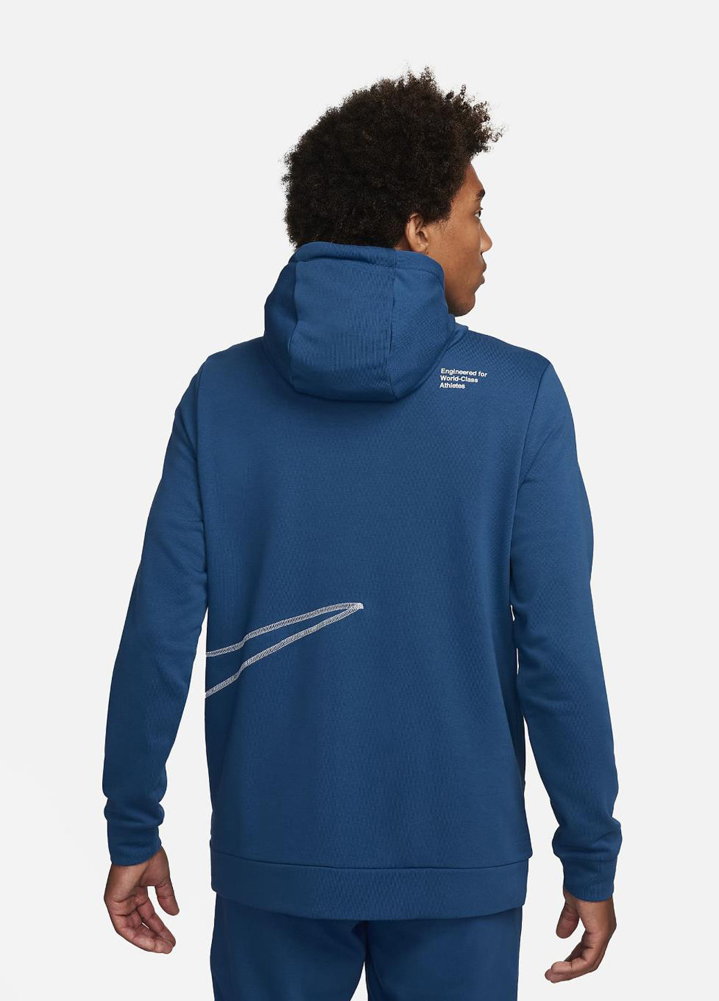 Толстовка FB8575-476 Nike Dri-FIT Fleece Full-Zip Fitness Hoodie (318277835)